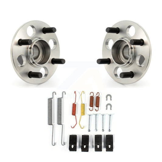 Brake Drum Hardware And Wheel Hub Bearing Assembly Rear Kit For Honda Civic