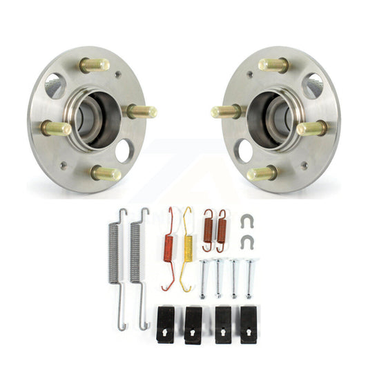 Brake Drum Hardware And Wheel Hub Bearing Assembly Rear Kit For Honda Civic