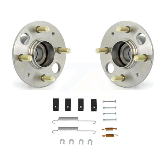 Brake Drum Hardware And Wheel Hub Bearing Assembly Rear Kit For Honda Civic