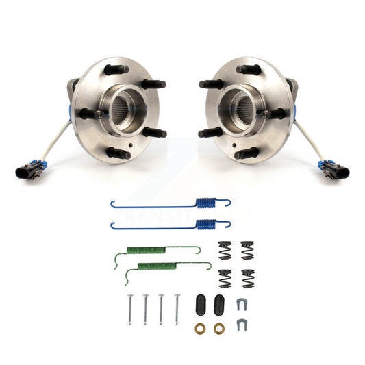 Brake Drum Hardware And Hub Bearing Rear Kit For 2001-2005 Pontiac Aztek AWD