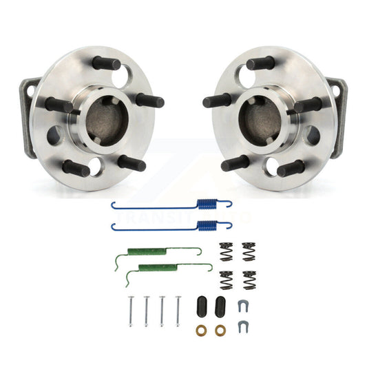 Brake Drum Hardware And Hub Bearing Rear Kit For Pontiac Aztek FWD with Non-ABS
