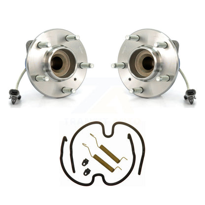 Brake Drum Hardware Hub Bearing Rear Kit For 2005 Pontiac Montana 3 Hole Flange