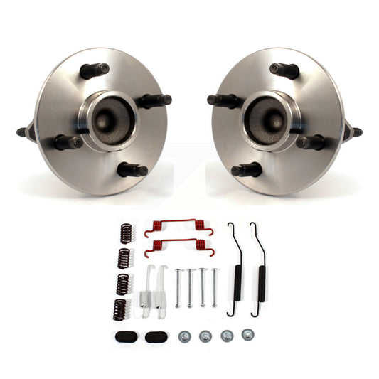 Brake Drum Hardware Hub Bearing Rear Kit For Chevrolet Cobalt Pontiac G5 Non-ABS