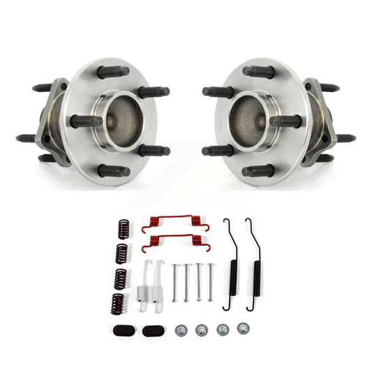 Brake Drum Hardware And Hub Bearing Assembly Rear Kit For Chevrolet Cobalt HHR
