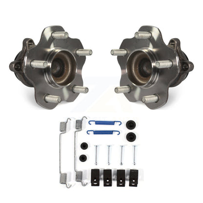 Brake Drum Hardware And Wheel Hub Bearing Rear Kit For 2013-2019 Nissan Sentra