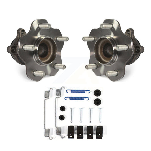 Brake Drum Hardware And Wheel Hub Bearing Rear Kit For 2013-2019 Nissan Sentra