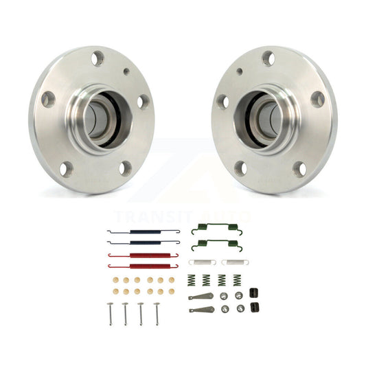 Brake Drum Hardware And Wheel Hub Bearing Rear Kit For Volkswagen Jetta Beetle