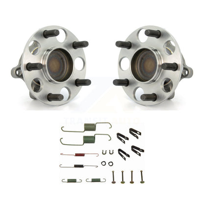 Brake Drum Hardware And Wheel Hub Bearing Rear Kit For 2006-2011 Honda Civic GX