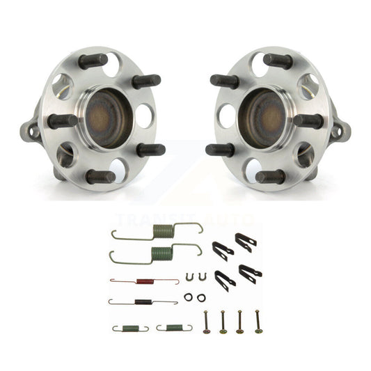 Brake Drum Hardware And Wheel Hub Bearing Rear Kit For 2006-2011 Honda Civic GX