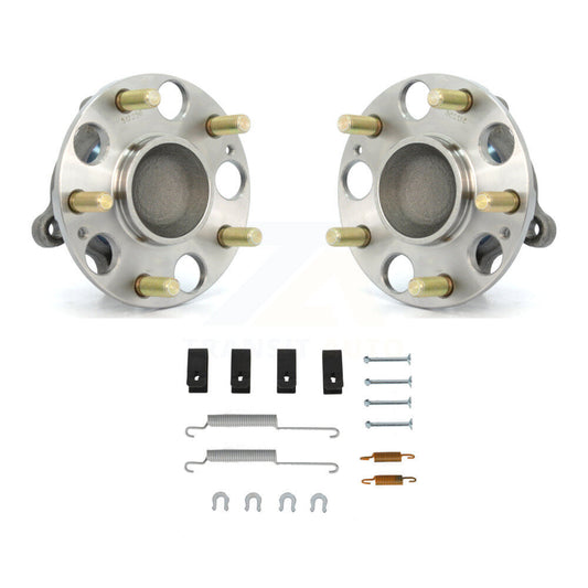 Brake Drum Hardware And Wheel Hub Bearing Assembly Rear Kit For Honda Civic
