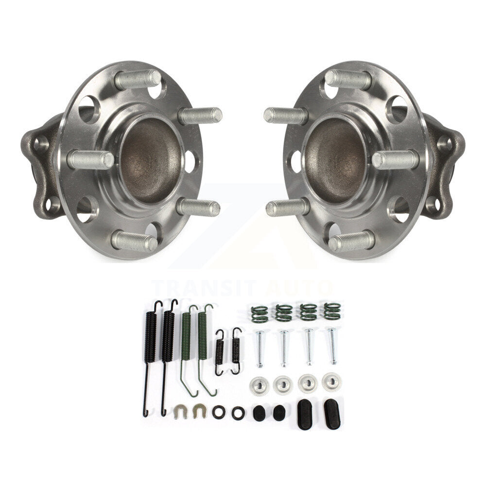 Brake Drum Hardware Hub Bearing Rear Kit For Mitsubishi Lancer FWD with Non-ABS