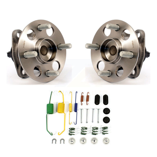 Brake Drum Hardware And Wheel Hub Bearing Assembly Rear Kit For Toyota Yaris