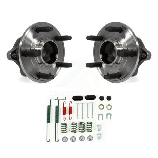 Brake Drum Hardware And Hub Bearing Assembly Rear Kit For Chevrolet Sonic Trax