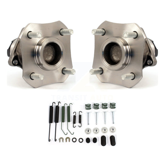 Brake Drum Hardware And Wheel Hub Bearing Assembly Rear Kit For Nissan Versa