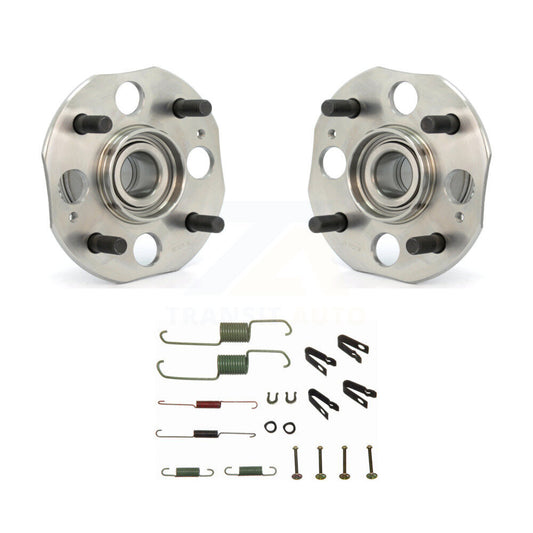 Brake Drum Hardware And Wheel Hub Bearing Assembly Rear Kit For Honda Accord
