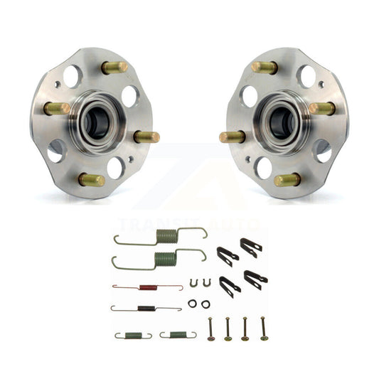 Brake Drum Hardware And Wheel Hub Bearing Assembly Rear Kit For Honda Accord