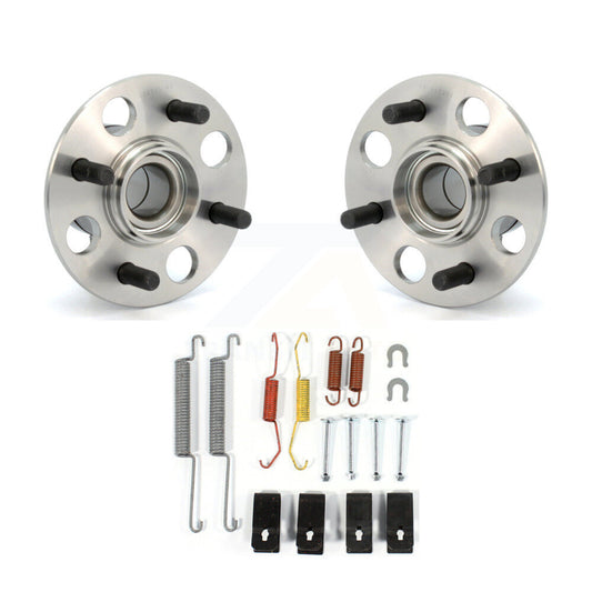 Brake Drum Hardware And Wheel Hub Bearing Assembly Rear Kit For Honda Fit