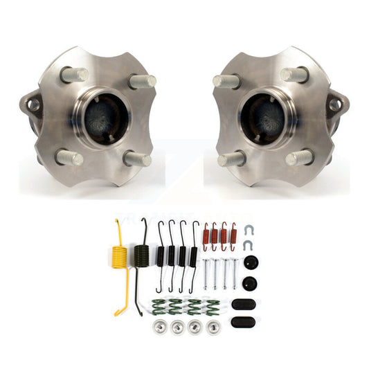 Brake Drum Hardware And Hub Bearing Assembly Rear Kit For 2004-2006 Scion xB xA