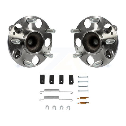 Brake Drum Hardware And Wheel Hub Bearing Assembly Rear Kit For Honda Civic