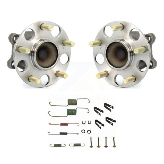Brake Drum Hardware And Wheel Hub Bearing Assembly Rear Kit For Honda Accord