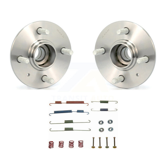 Brake Drum Hardware And Wheel Hub Bearing Assembly Rear Kit For Hyundai Accent