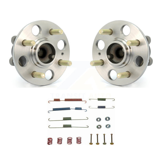 Brake Drum Hardware And Hub Bearing Rear Kit For 2006 Hyundai Accent 4-Wheel ABS