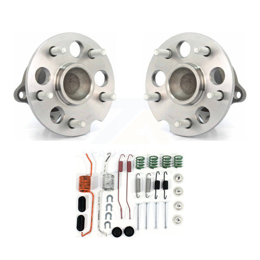 Brake Drum Hardware And Hub Bearing Rear Kit For 2004-2010 Toyota Sienna FWD