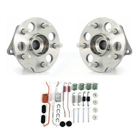 Brake Drum Hardware And Hub Bearing Rear Kit For 2004-2010 Toyota Sienna AWD