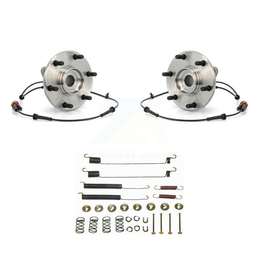 Brake Drum Hardware And Hub Bearing Assembly Rear Kit For 2004 Nissan Pathfinder