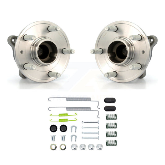 Brake Drum Hardware And Wheel Hub Bearing Rear Kit For 2011-2012 Chevrolet Cruze