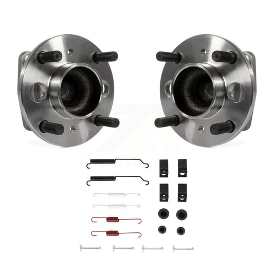 Brake Drum Hardware And Wheel Hub Bearing Assembly Rear Kit For Ford Fiesta