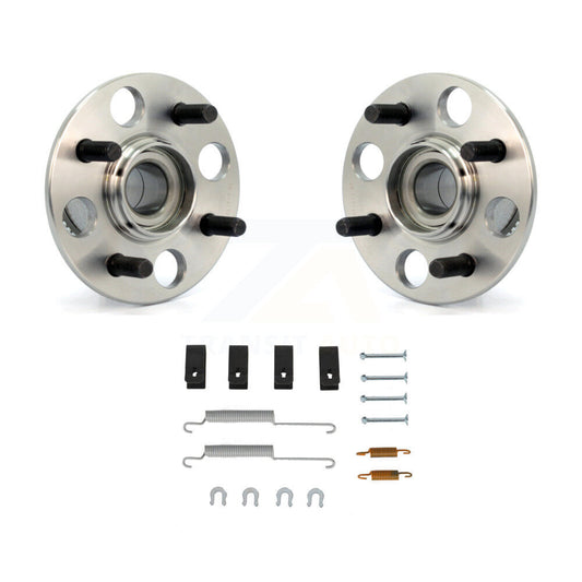 Brake Drum Hardware And Wheel Hub Bearing Assembly Rear Kit For Honda Civic