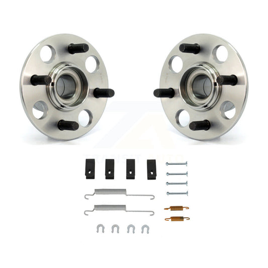 Brake Drum Hardware And Wheel Hub Bearing Assembly Rear Kit For Honda Civic