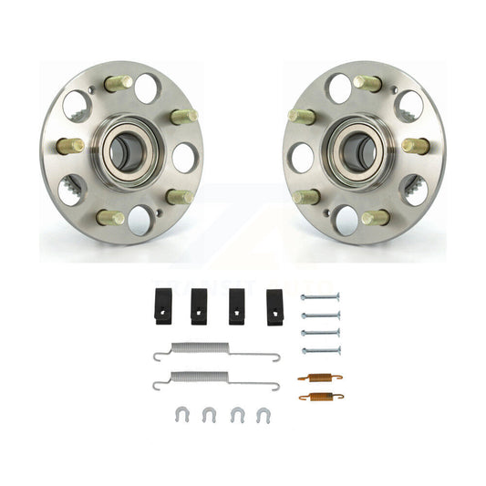 Brake Drum Hardware And Wheel Hub Bearing Assembly Rear Kit For Honda Civic