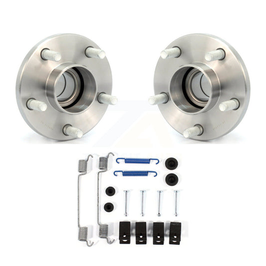 Brake Drum Hardware And Hub Bearing Rear Kit For 2010-2013 Ford Transit Connect