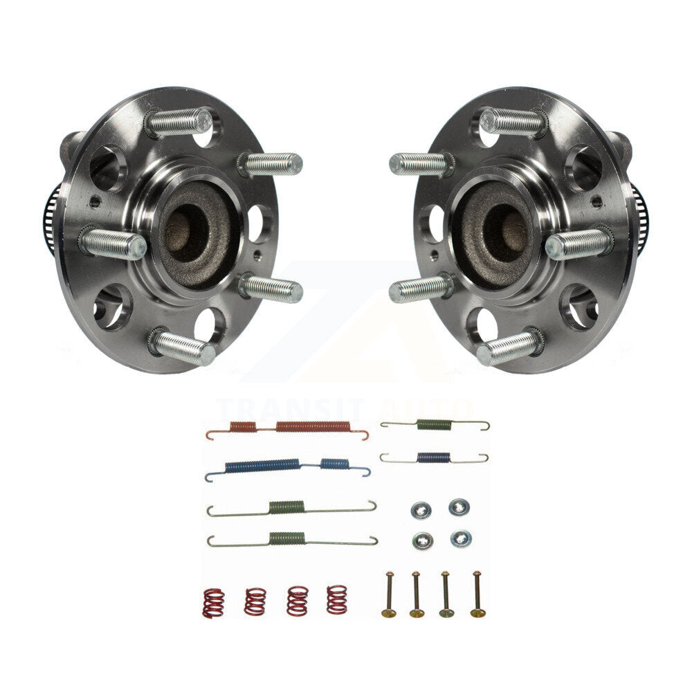 Brake Drum Hardware & Hub Bearing Rear Kit For 2008-2010 Hyundai Elantra Non-ABS