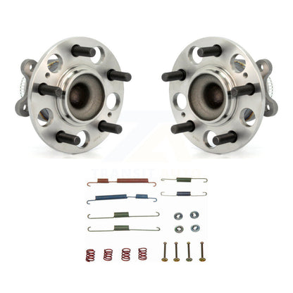 Brake Drum Hardware & Hub Bearing Rear Kit For 08-10 Hyundai Elantra 4-Wheel ABS