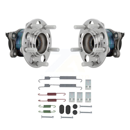 Brake Drum Hardware And Wheel Hub Bearing Rear Kit For 2020-2023 Hyundai Venue