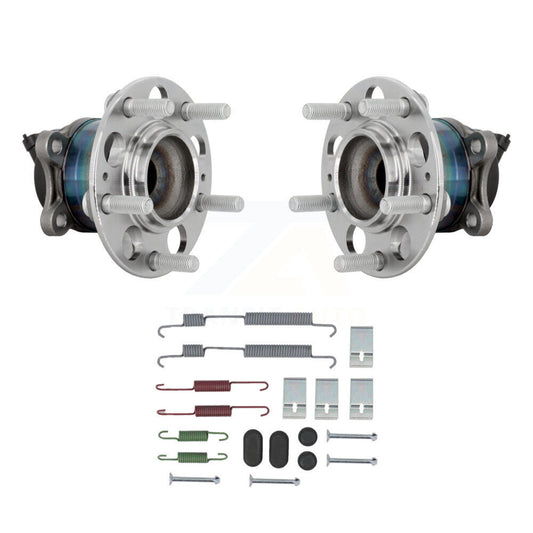 Brake Drum Hardware And Wheel Hub Bearing Rear Kit For 2020-2023 Hyundai Venue