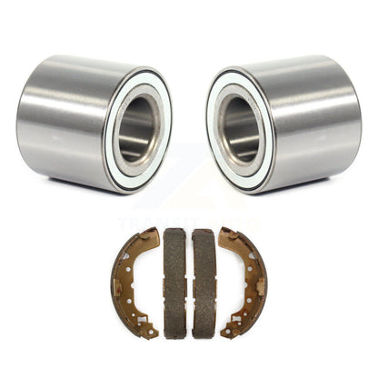 Brake Drum Shoes And Wheel Bearing Rear Kit For 2014-2015 Mitsubishi Mirage