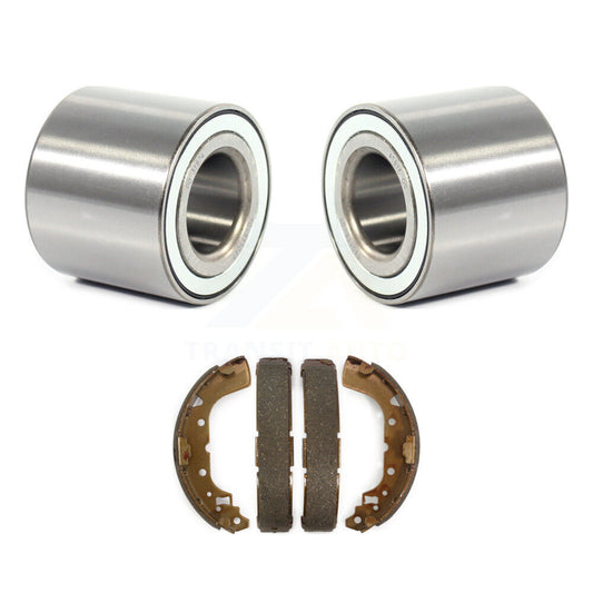 Brake Drum Shoes And Wheel Bearing Rear Kit For 2014-2015 Mitsubishi Mirage