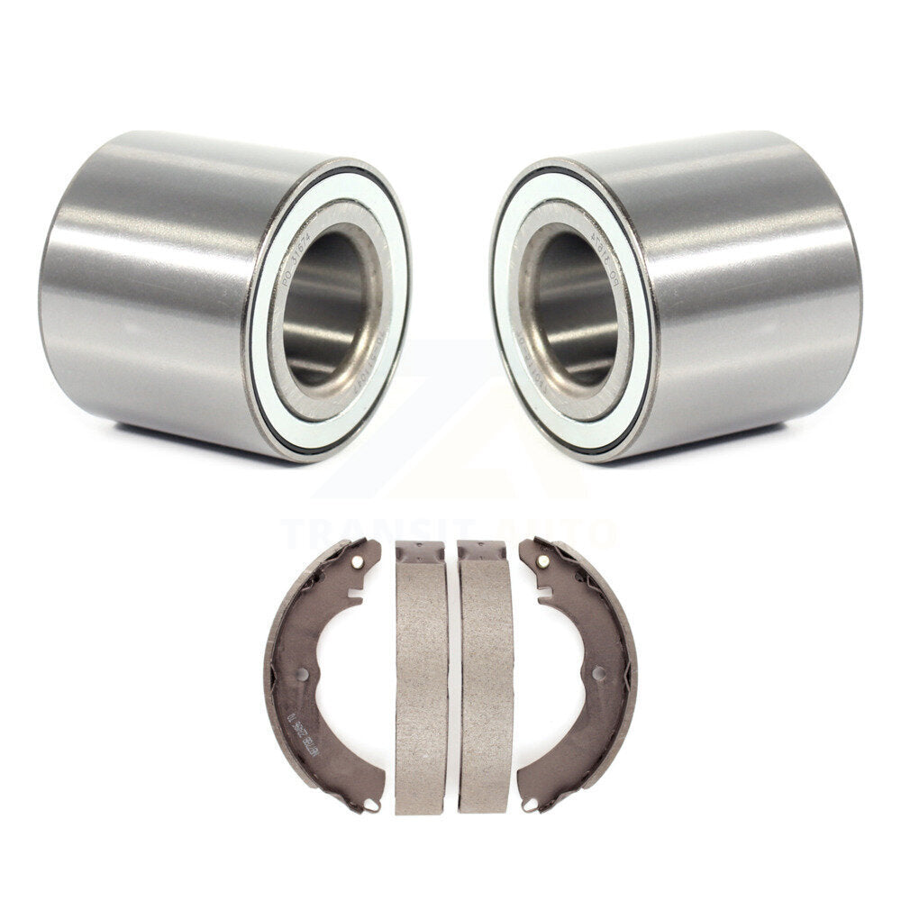 Brake Drum Shoes Bearing Rear Kit For Mitsubishi Mirage G4 With 1 Mounting Hole