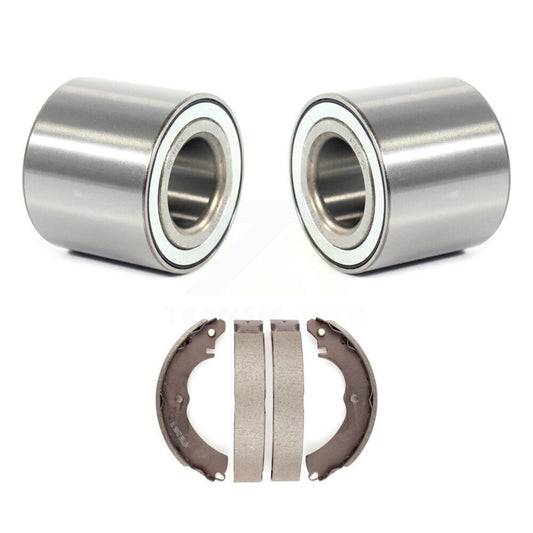 Brake Drum Shoes Bearing Rear Kit For Mitsubishi Mirage G4 With 1 Mounting Hole