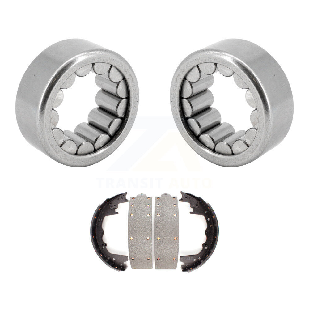 Brake Drum Shoes And Bearing Rear Kit For 1983-1985 Ford E-350 Econoline F-350