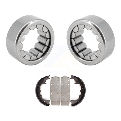 Brake Drum Shoes And Bearing Rear Kit For 1983-1985 Ford E-350 Econoline F-350