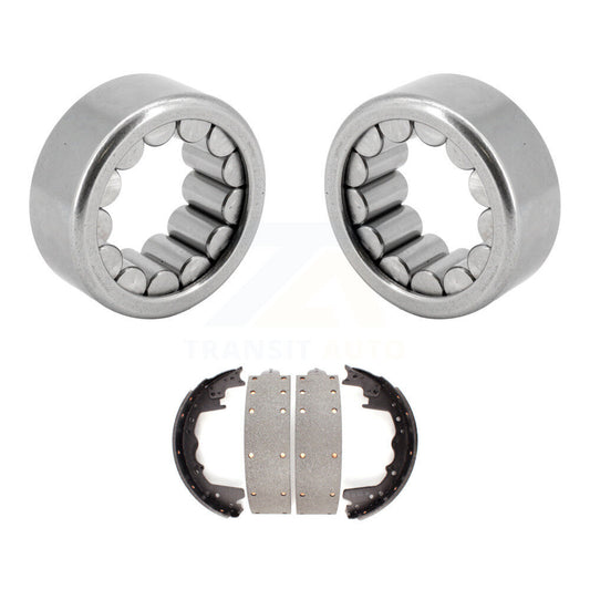 Brake Drum Shoes And Bearing Rear Kit For 1983-1985 Ford E-350 Econoline F-350