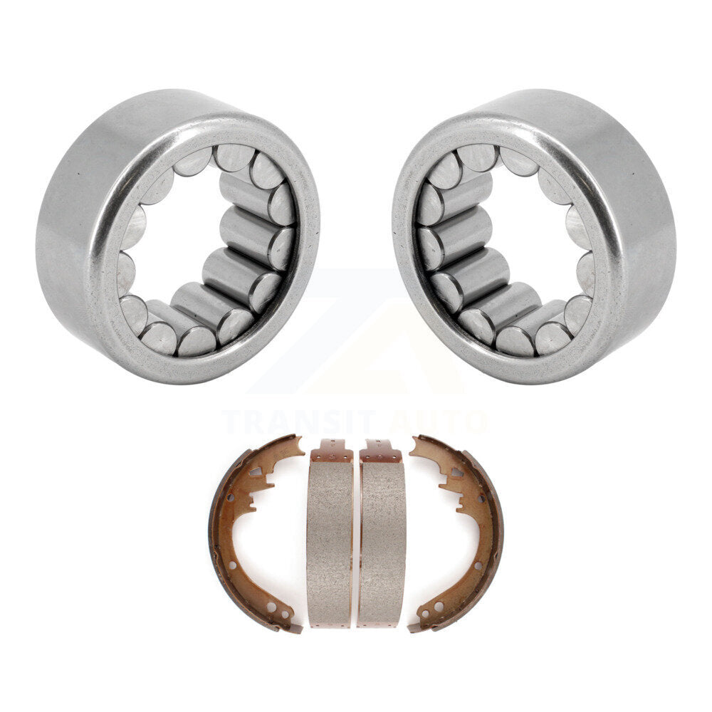 Brake Drum Shoes Bearing Rear Kit For 94-99 Dodge Ram 1500 With Heavy Duty Axle