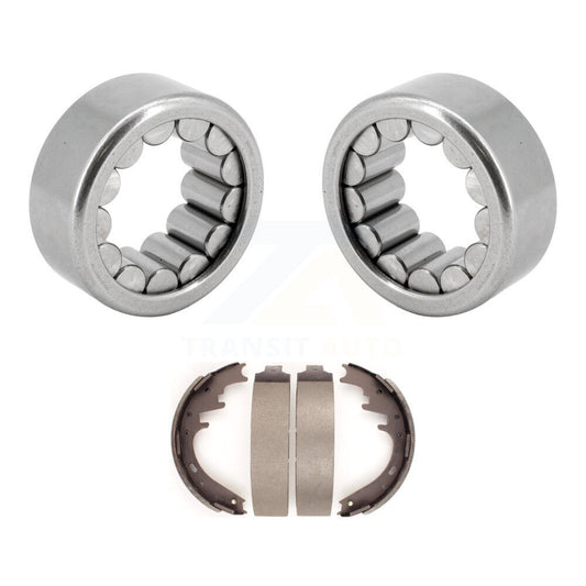Brake Drum Shoes And Wheel Bearing Rear Kit For Ford F-150 Dodge Ram 1500 Van
