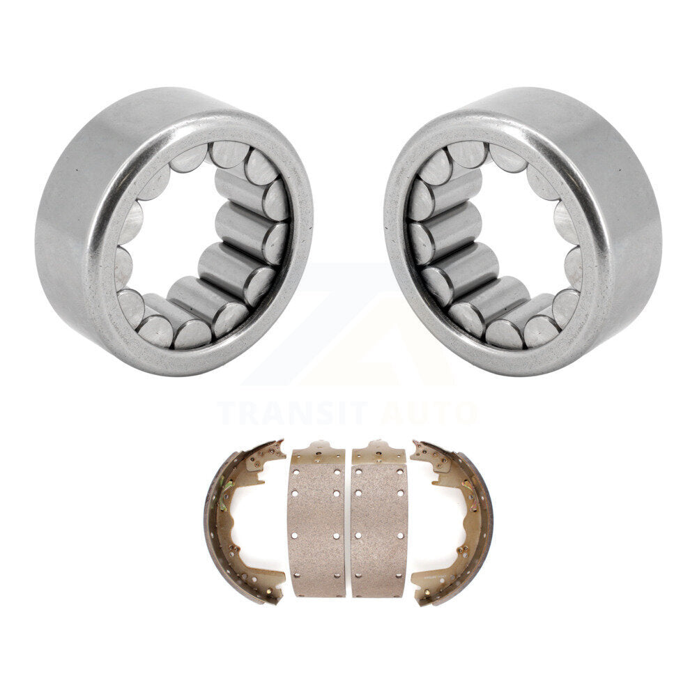 Brake Drum Shoes And Wheel Bearing Rear Kit For Dodge Ram 1500 Van