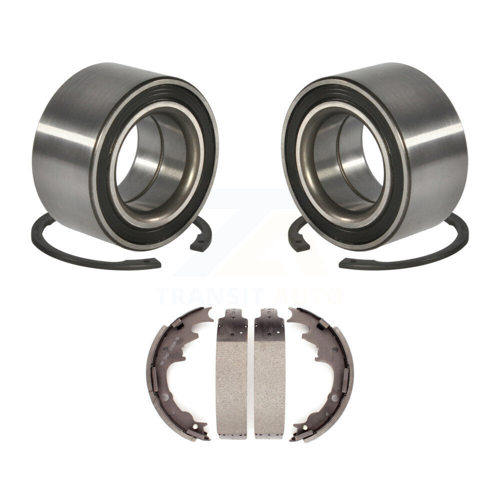 Brake Drum Shoes Bearing Rear Kit For 98-02 Ford Ranger EV With 9" Diameter